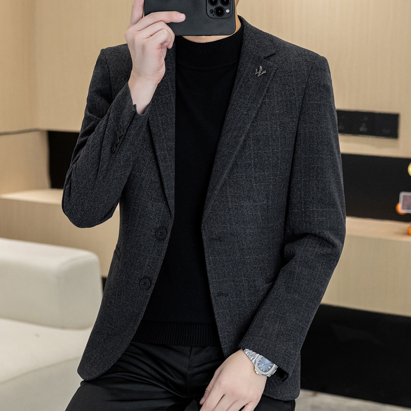 Autumn and winter new men's su - Men Formal Wear Shop 리뷰 및 가격