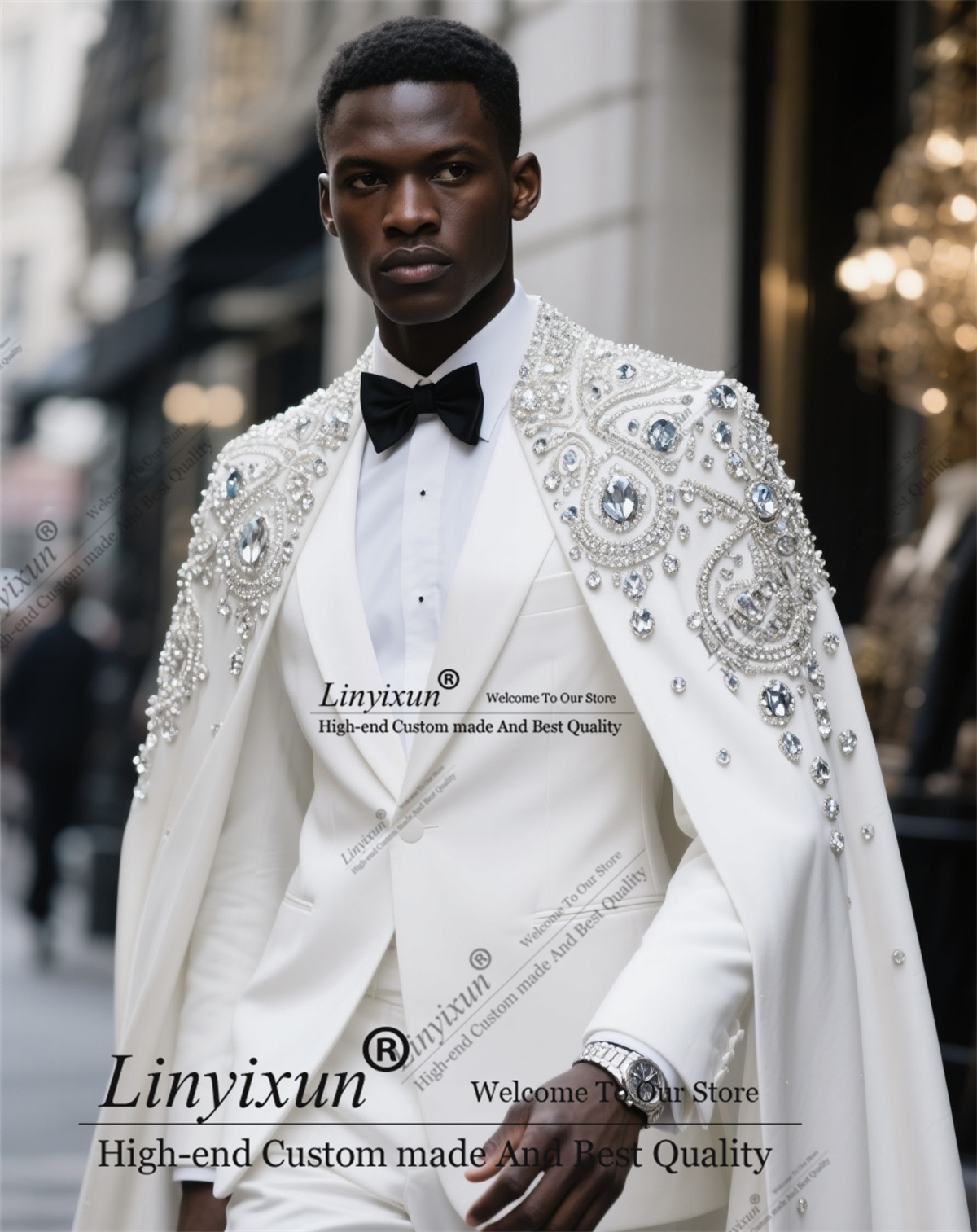 High-end Fashion Diamond Men S - Men Formal Wear Wedding 리뷰 및 가격