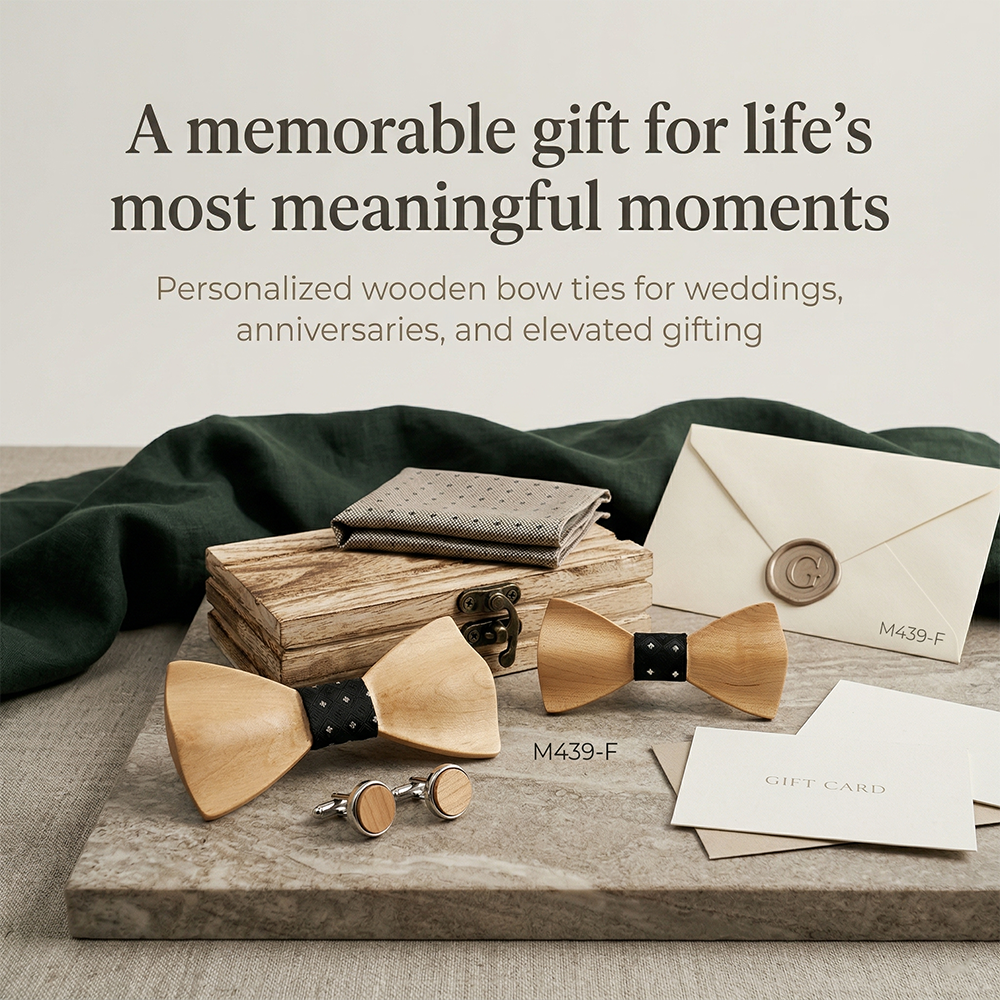 Wooden Bowtie Kit Father and k - Formal Wear For Men Kids 리뷰 및 가격
