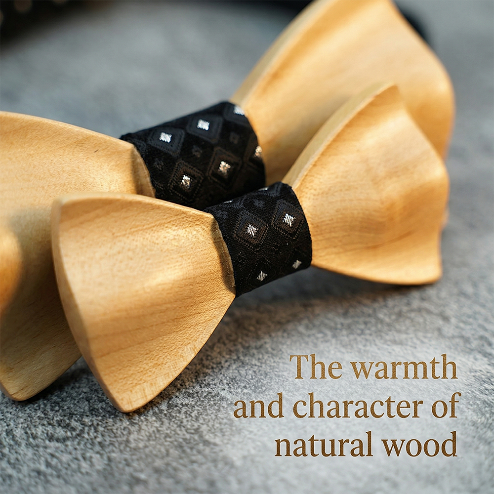 Wooden Bowtie Kit Father and k - Formal Wear For Men Kids 리뷰 및 가격
