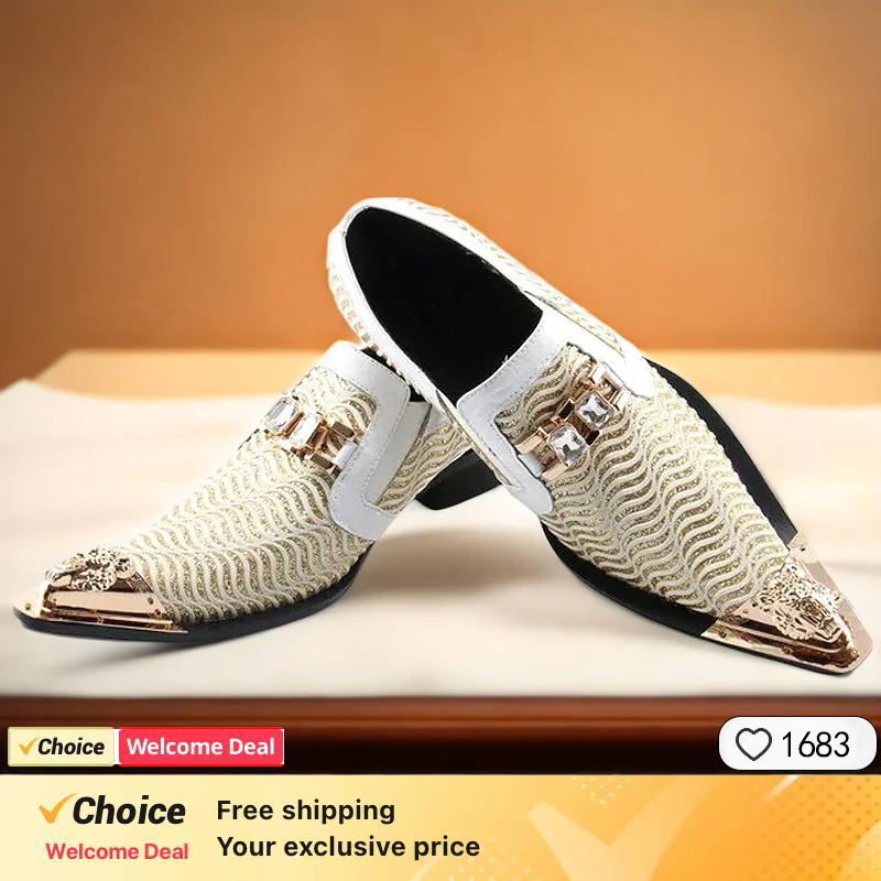 Spring and Autumn Crocodile Li - Men'S Formal Party Wear Shoes 리뷰 및 가격