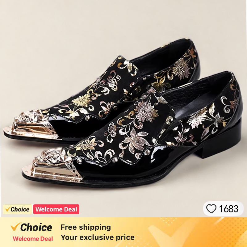 Spring and Autumn Crocodile Li - Men'S Formal Party Wear Shoes 리뷰 및 가격
